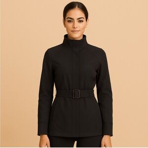 North End Sport Ladies Jacket XS Warm Logik Ute Technology Black Belted Coat